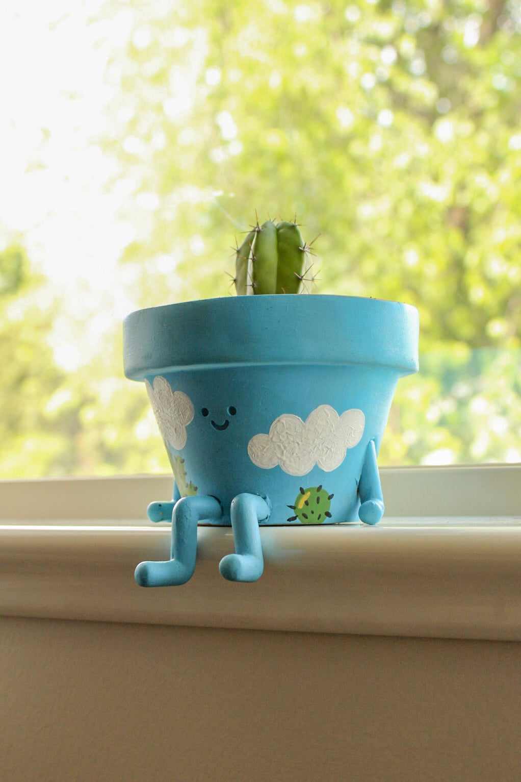 Hand-Painted Pot