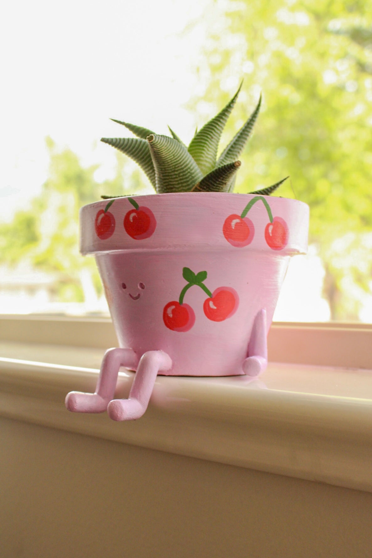Hand-Painted Pot