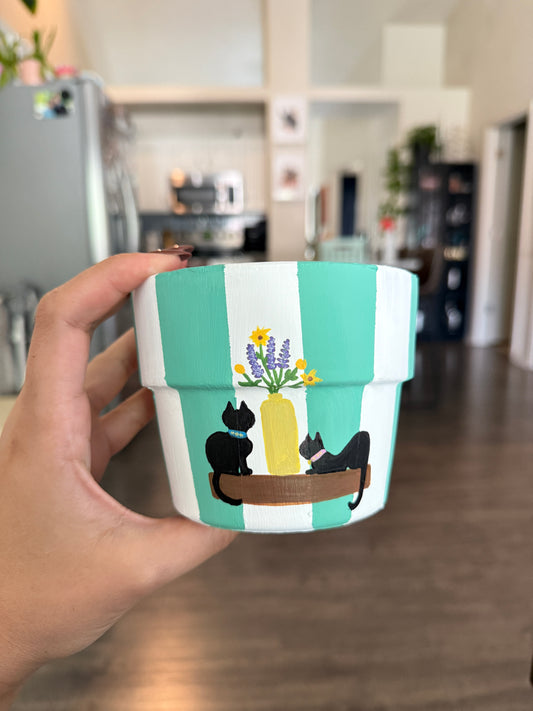 Hand-Painted Terracotta